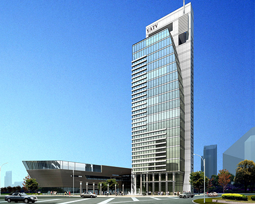 雅安廣播電視中心外裝飾工程